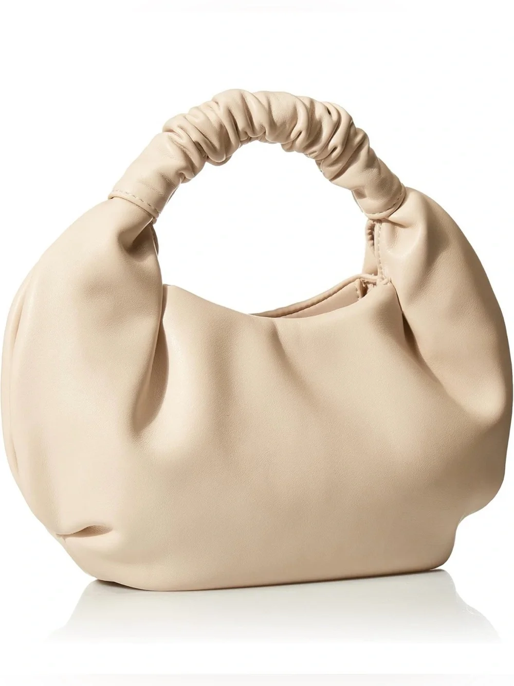 The Drop Adison Soft Ruched Top-Handle Bag NWT #Lux-P